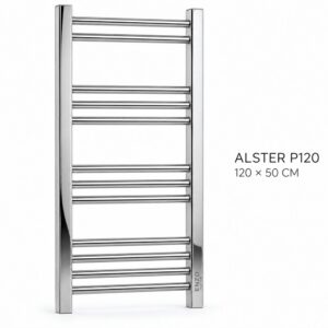 حوله‌خشک‌کن استیل ENZO مدل ALSTER P120 | سایز 120×50 سانتی‌متر