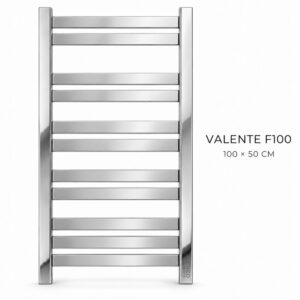 حوله‌خشک‌کن استیل ENZO مدل VALENTE F100 | سایز 100×50 سانتی‌متر