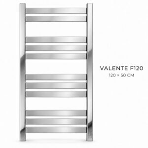 حوله‌خشک‌کن استیل ENZO مدل VALENTE F120 | سایز 120×50 سانتی‌متر