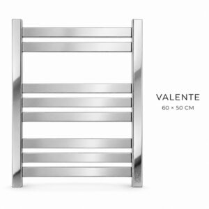 حوله‌خشک‌کن استیل ENZO مدل VALENTE F60 | سایز 60×50 سانتی‌متر
