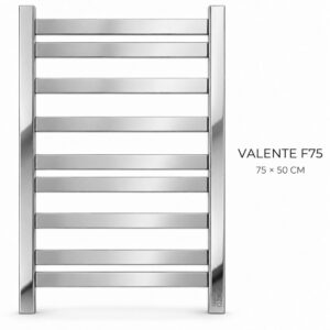حوله‌خشک‌کن استیل ENZO مدل VALENTE F75 | سایز 75×50 سانتی‌متر